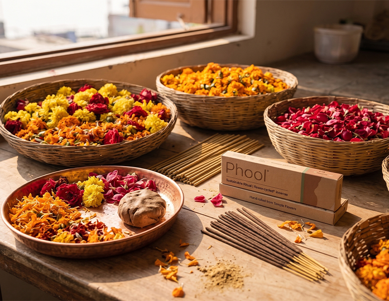 Phool: Giving Temple Flowers a Second, Sacred Life